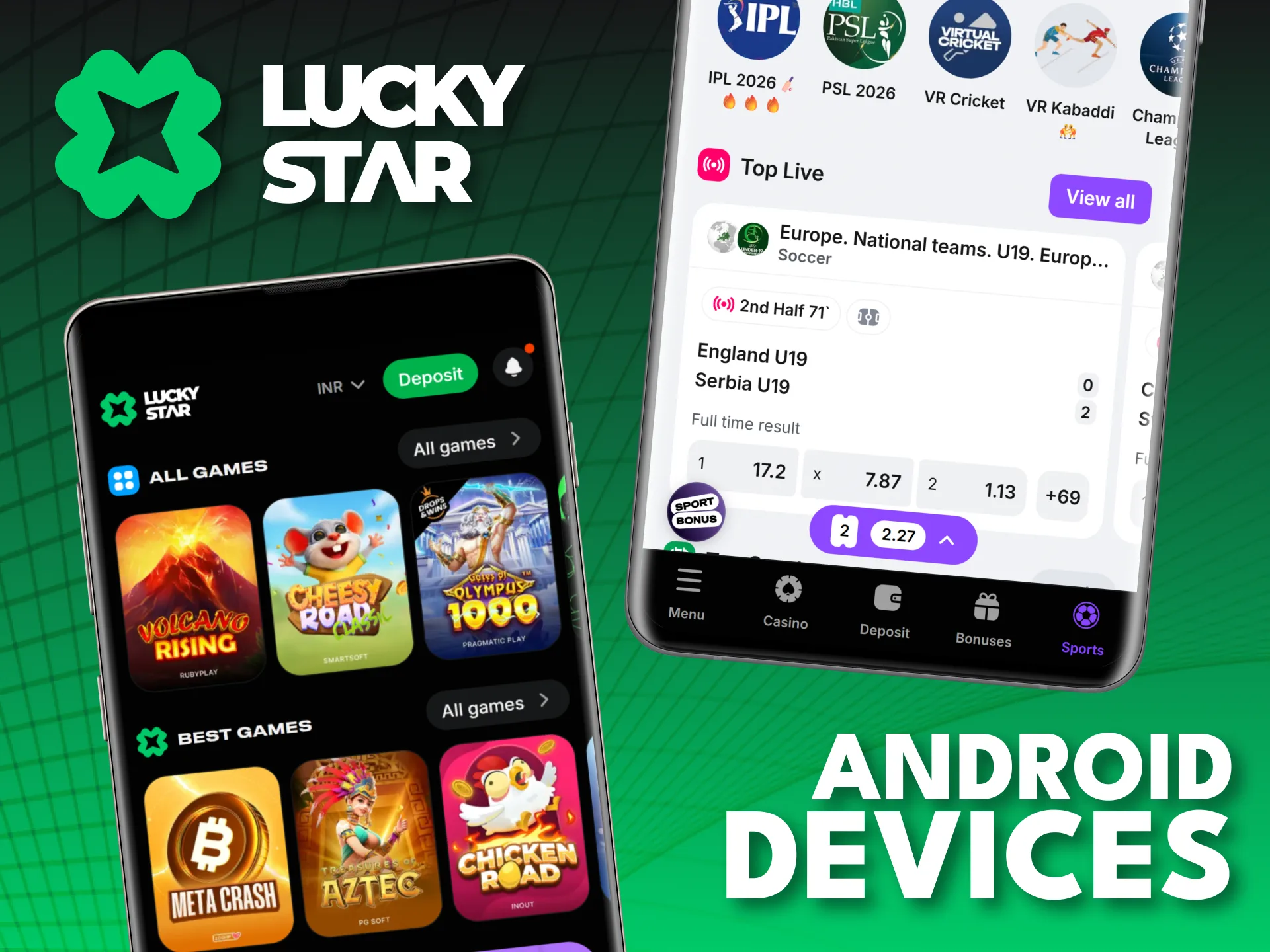 See if your Android device is compatible with Lucky Star.