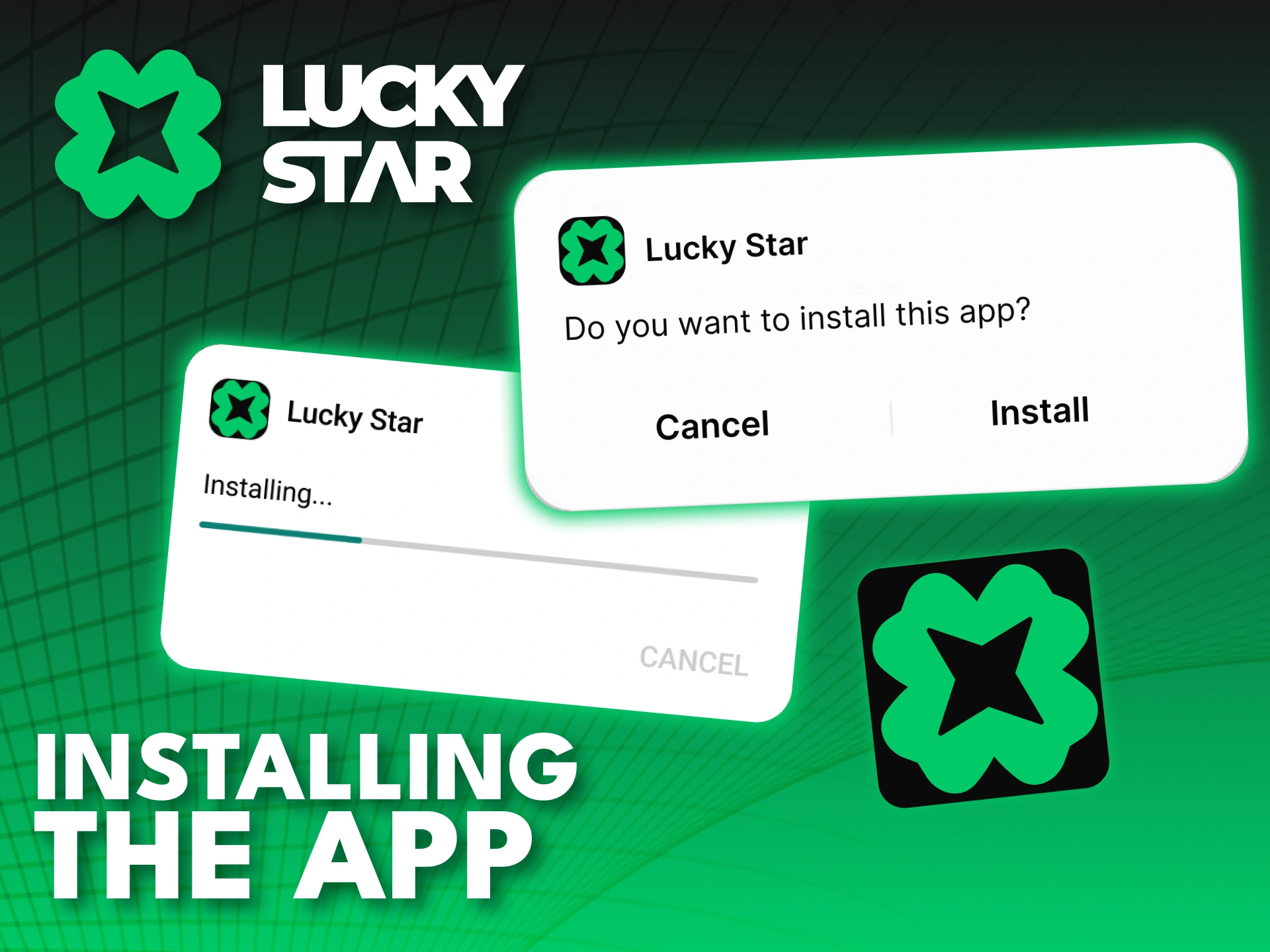 Install the Lucky Star app now and join the winners' club.