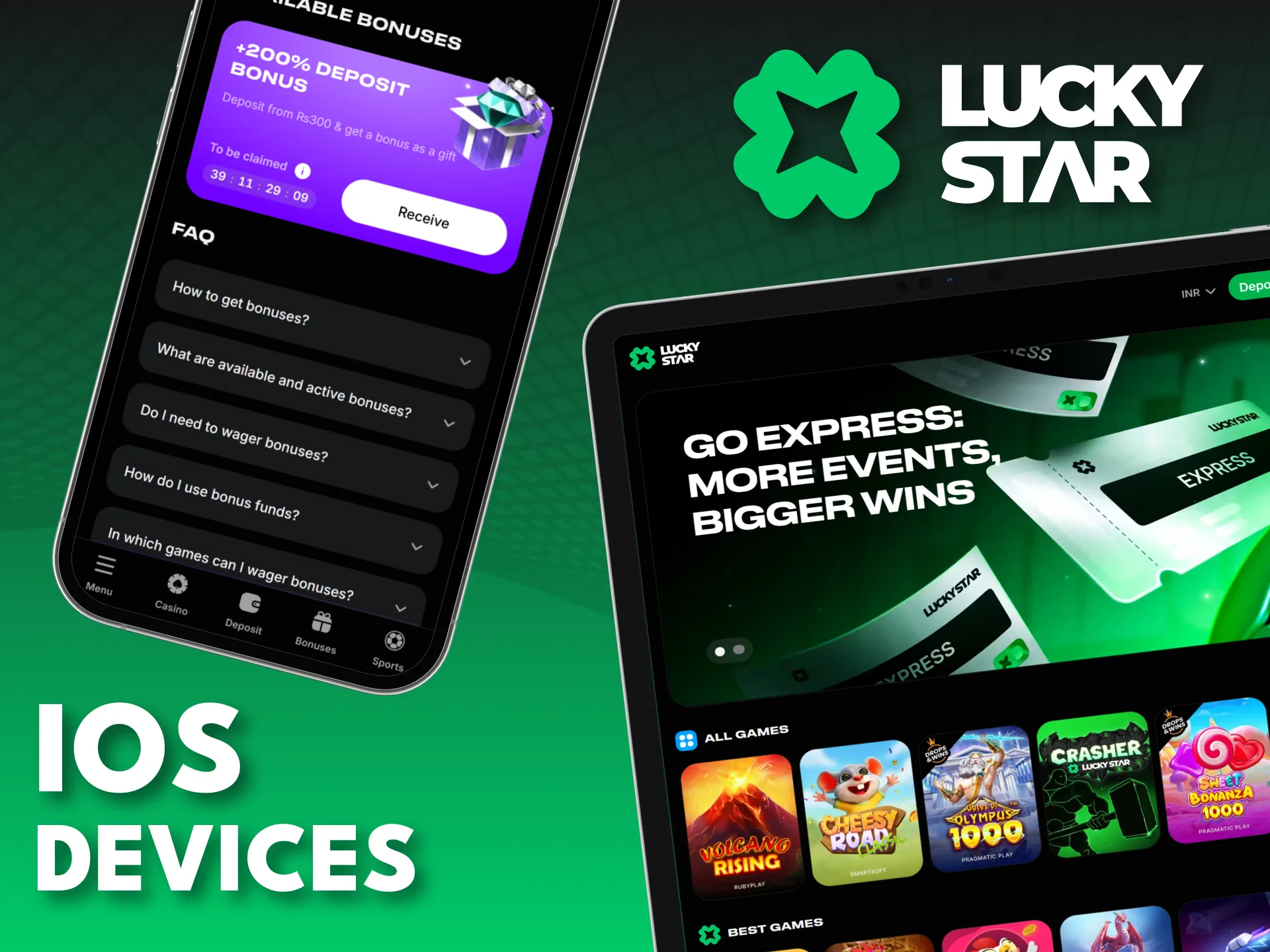 Check if your iOS device is ready for the Lucky Star experience.