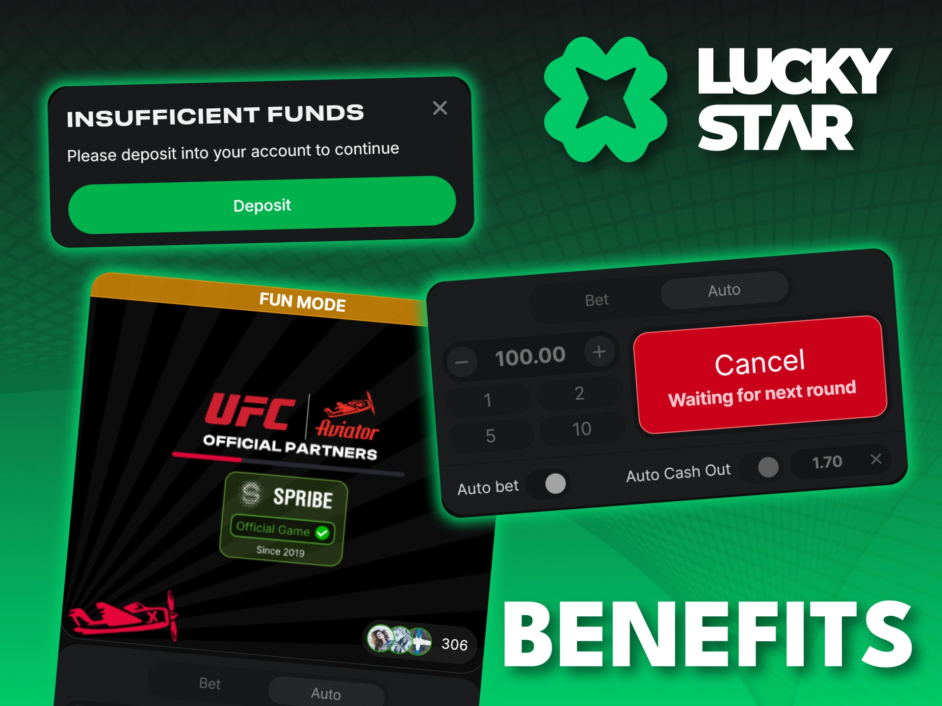 Unlock all the benefits of playing Aviator at Lucky Star.