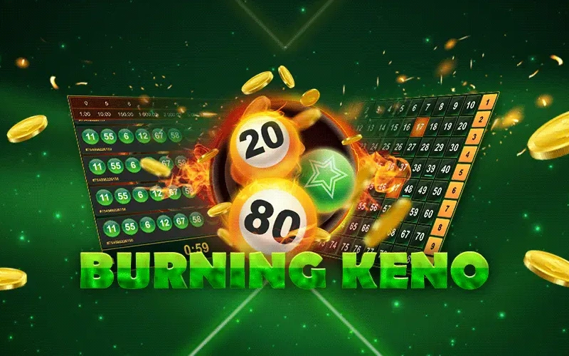 Match lucky numbers in the fast-paced Burning Keno draw on Lucky Star.