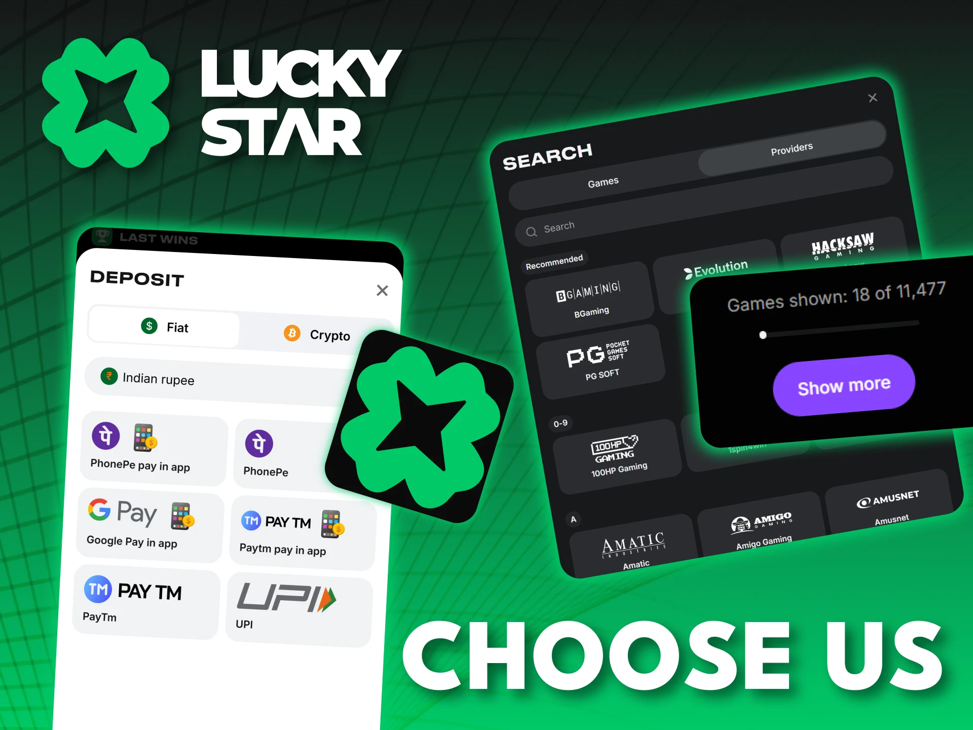 Choose Lucky Star for the ultimate online gaming thrill.