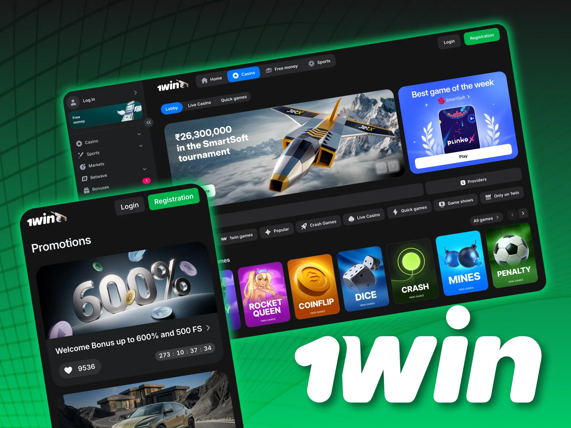 Start using 1win and enjoy seamless gameplay with flexible betting options.