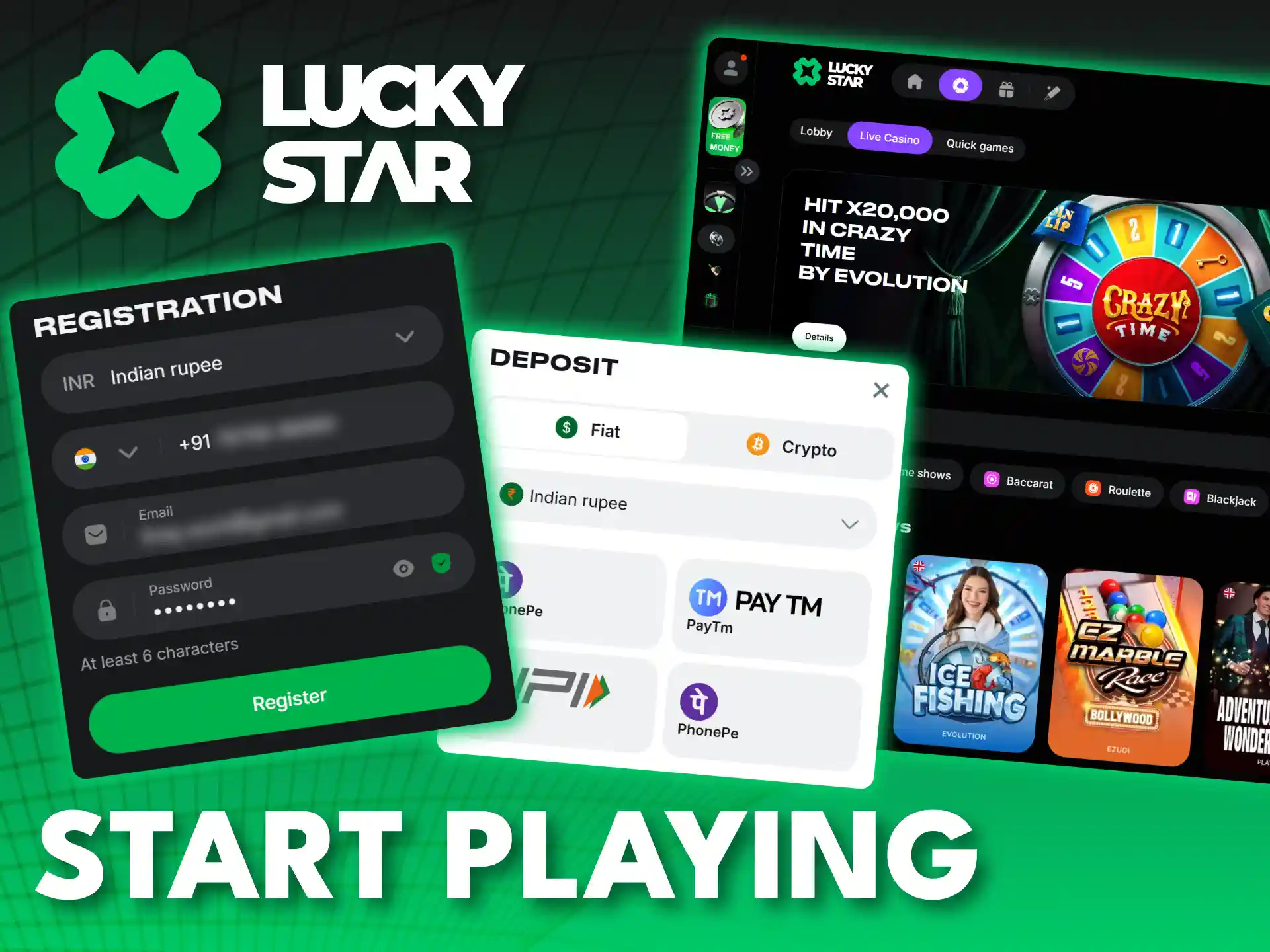 Follow this guide to begin playing on official Lucky Star.