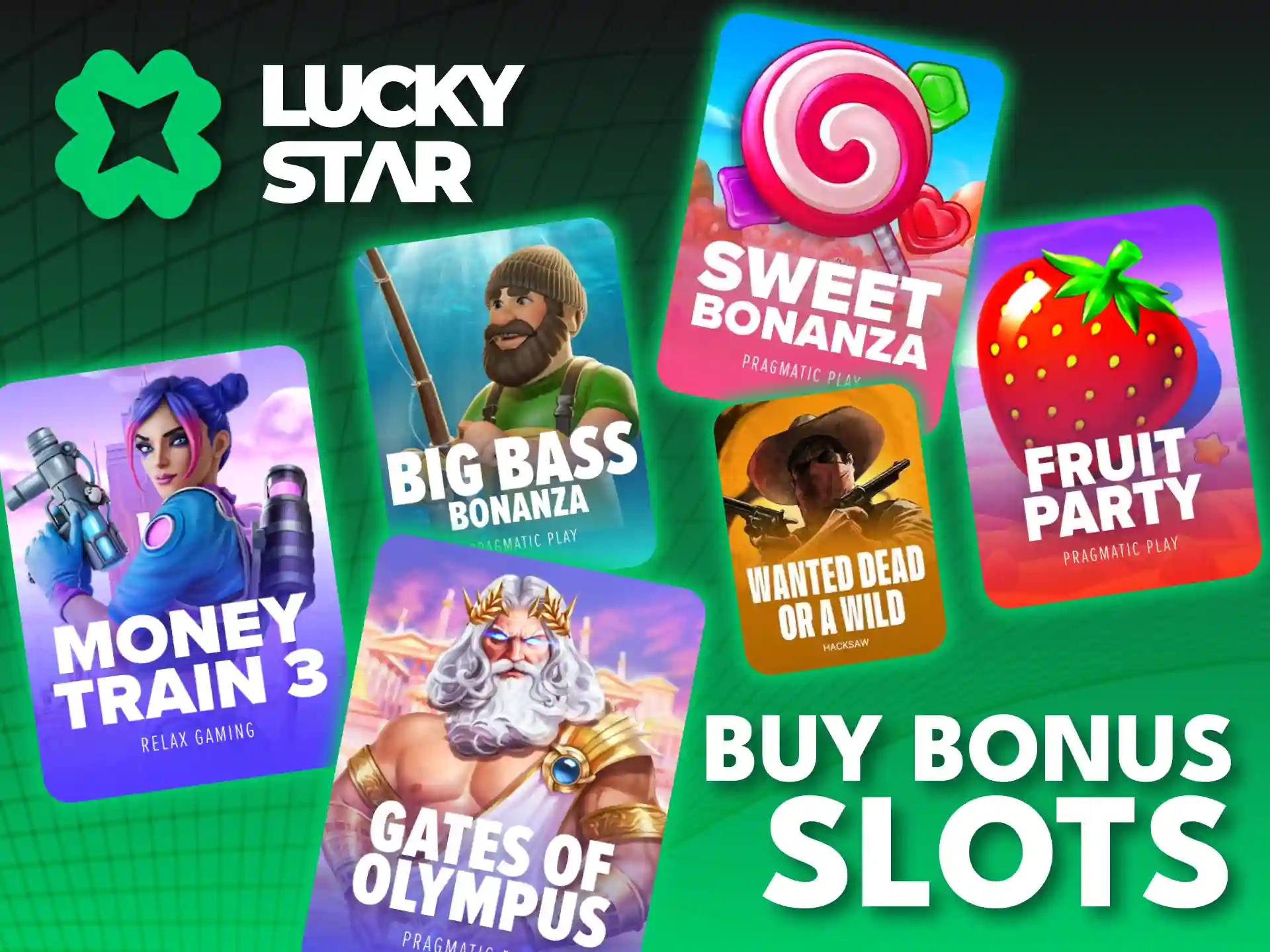 Buy direct access into slot bonus rounds on official Lucky Star.