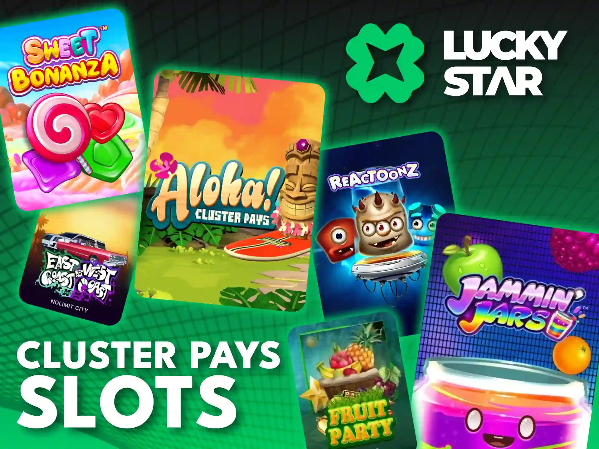 Trigger massive winning grid cascades on official Lucky Star platform.