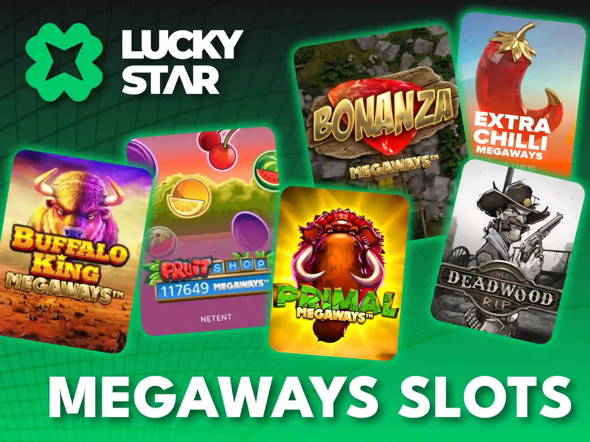 Try dynamic Megaways slot machine titles via official Lucky Star.
